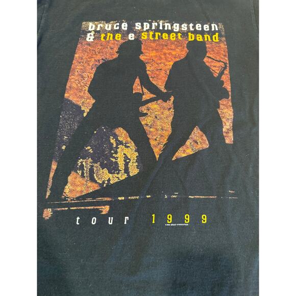 Vintage Bruce Springsteen & The E Street Band 1999 Tour T-Shirt Size Large Black - Picture 8 of 8
